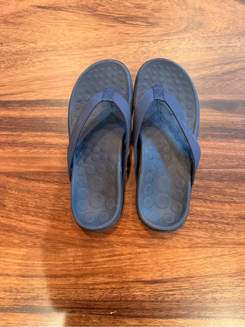 Vionic 44 Wave Women’s Navy Blue Flip Flops Size 8 NWOB
